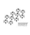 ALU COUNTERSUNK SHIM (10) - 296510 - HUDY