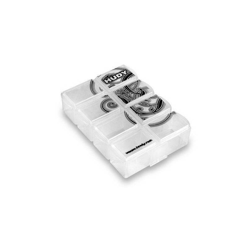 HUDY TINY HARDWARE BOX - 8-COMPARTMENTS - HUDY