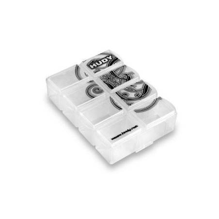 HUDY TINY HARDWARE BOX - 8-COMPARTMENTS - HUDY