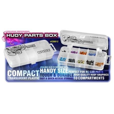 HUDY PARTS BOX - 10-COMPARTMENTS - HUDY