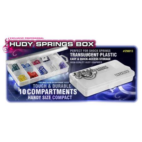 HUDY SPRINGS BOX - 10-COMPARTMENTS - HUDY