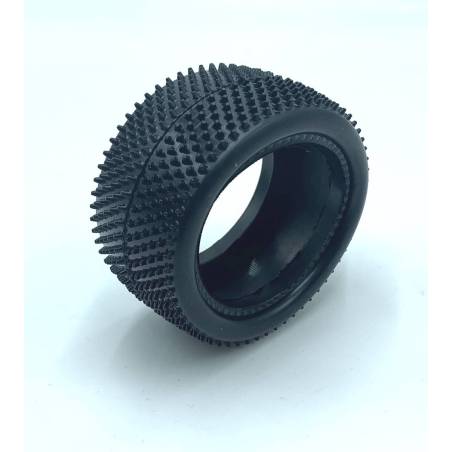 Pair of 1/10 Tyres Minipin Hard rear - HOT RACE