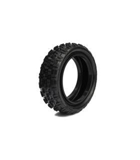 Pair of 1/10 Tyres Astro/Carpet Hard front 2wd - HOT RACE