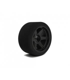 Pair of front tyres 1/8 69mm Shore 45 on carbon rims. - HOT RACE