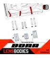 LENSBODIES 1/8 ONROAD RIGIDIFICADOR CARROCERIA 