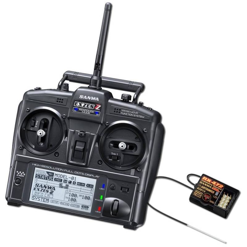 Sanwa Exzes-ZZ Stick Radio + RX-472 Receptor Sanwa Exzes-ZZ Stick Radio + RX-472 Receptor