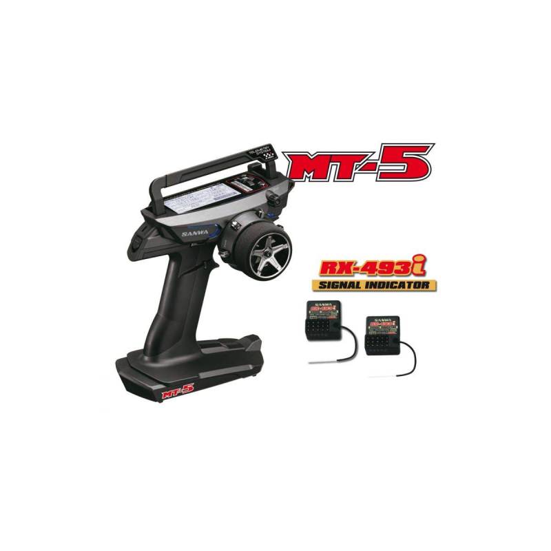 Sanwa MT5 Radio + 2x RX493i Receptor Sanwa MT5 Radio + 2x RX493i Receptor