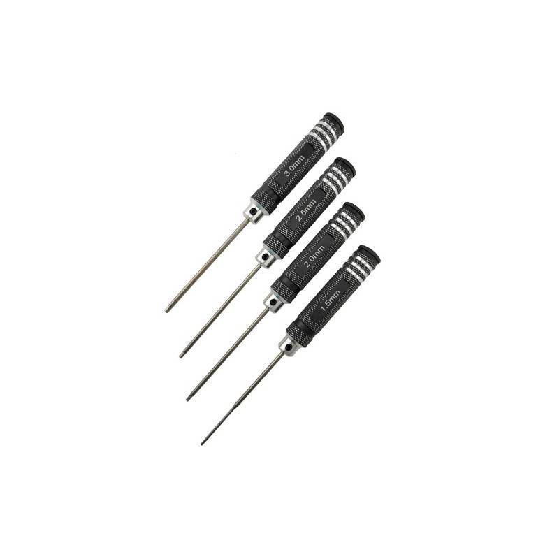 HEX DRIVERS SET 1.5/2.0/2.5/3.0mm - RC PARTS - RC11001 HEX DRIVERS SET 1.5/2.0/2.5/3.0mm - RC PARTS - RC11001