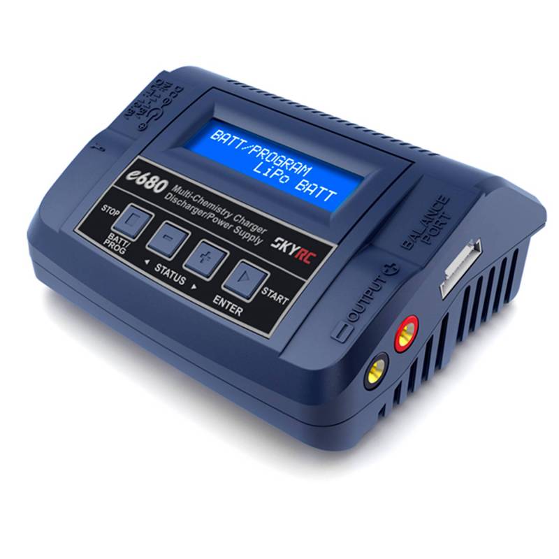 CHARGER E680 LiPo/LIFE/LIHV 1-6S 10A 80W 240VAC CHARGER E680 LiPo/LIFE/LIHV 1-6S 10A 80W 240VAC