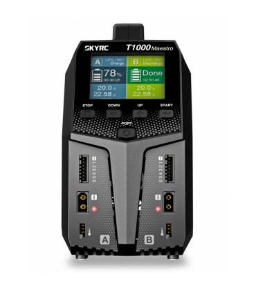 Chargeur Duo T1000 AC/DC 2x20A 1000W - SKYRC - SK100182