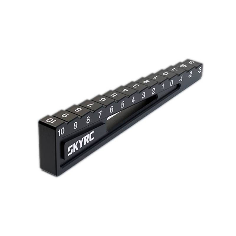 CHASSIS DROOP GAUGE -3 TO 10 MM (BLACK) - SKYRC - SK600069-17 CHASSIS DROOP GAUGE -3 TO 10 MM (BLACK) - SKYRC - SK600069-17