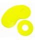 1/8 BUGGY WHEEL STICKER FLUOR YELLOW (x20) - UR0101-Y - ULTIMATE