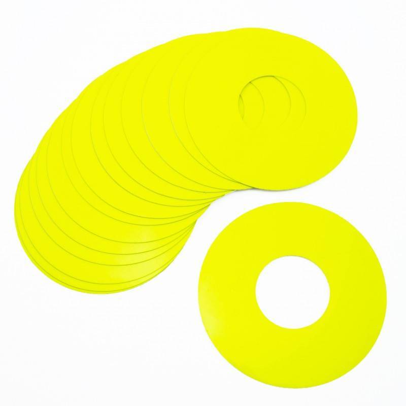 1/8 BUGGY WHEEL STICKER FLUOR YELLOW (x20) - UR0101-Y - ULTIMATE 1/8 BUGGY WHEEL STICKER FLUOR YELLOW (x20) - UR0101-Y - ULTIMATE
