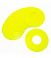 1/8 BUGGY WHEEL STICKER FLUOR YELLOW (x20) - UR0101-Y - ULTIMATE