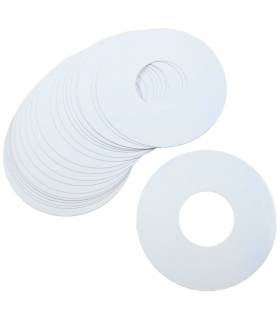 1/8 BUGGY WHEEL STICKER WHITE (x20) - UR0101-W - ULTIMATE