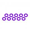 ALUMINUM SHIM (3x6x0.5mm) PURPLE (10pcs) - UR1504-P - ULTIMATE