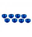 M3 ALUMINUM SERVO WASHER BLUE (8 pcs) - UR1507-A - ULTIMATE