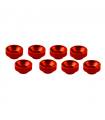 M3 ALUMINUM SERVO WASHER RED (8 pcs) - UR1507-R - ULTIMATE