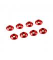 3MM ALUMINIUM CAP HEAD WASHER RED (8 pcs) - UR1521-R - ULTIMATE