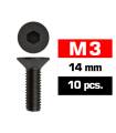 M3x14mm FLAT HEAD SCREWS (10 pcs) - UR161314 - ULTIMATE