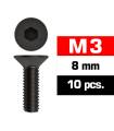 M3x8mm FLAT HEAD SCREWS (10 pcs) - UR161308 - ULTIMATE