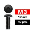 M3x12mm BUTTON HEAD SCREWS (10 pcs) - UR162312 - ULTIMATE