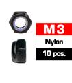 M3 NYLON LOCKNUTS (10 pcs) - UR165300 - ULTIMATE