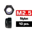 M2,5 NYLON LOCKNUTS (10 pcs) - UR165250 - ULTIMATE