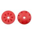 16mm CONICAL SHOCK PISTONS (1.2mm x 8 angled holes) (2pcs) - UR1711 -