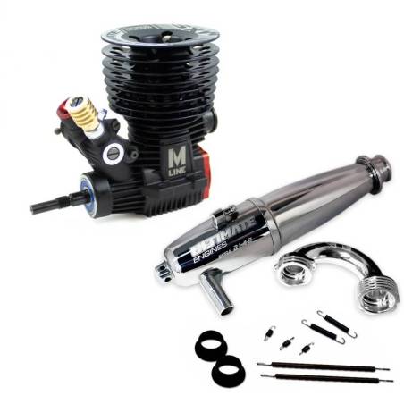 ULTIMATE ENGINE MXS CERAMIC WITH 2142 PIPE SET - UR3401-MXSE2142