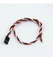 CONECTOR FUTABA HEMBRA CON CABLE TRENZADO (30cm)