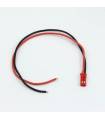 CONECTOR BEC MACHO CON CABLE (20cm)