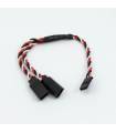 Y CONECTOR FUTABA CABLE TRENZADO (15cm)