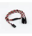 Y CONECTOR FUTABA CABLE TRENZADO (30cm)