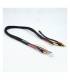 "2 x 2S CHARGE CABLE LEAD w/4mm & 5mm BULLET CONNECTOR (60cm) - UR465