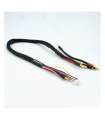 "2 x 2S CHARGE CABLE LEAD w/4mm & 5mm BULLET CONNECTOR (60cm) - UR465