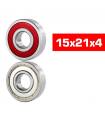 "15x21x4mm ""HS"" HYBRID SEALS BEARING SET (2pcs.) - UR7804-2 - ULTIM