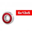 "6x13x5mm ""HS"" RUBBER SEALED BEARING SET (2pcs.) - UR7805-2 - ULTIM