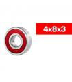 "4x8x3mm ""HS"" RUBBER SEALED BEARING SET (2pcs) - UR7817-2 - ULTIMAT