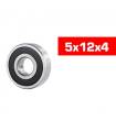 "5x12x4mm ""HS"" RUBBER SEALED BEARING SET (2pcs) - UR7835-2 - ULTIMA