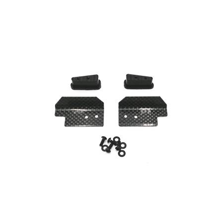 Alerones trapecio delantero para Xray XB8 (2ud.)
