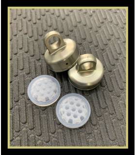 Tapones amortiguador Fastrace con membrana honeycomb HB (2 ud.)