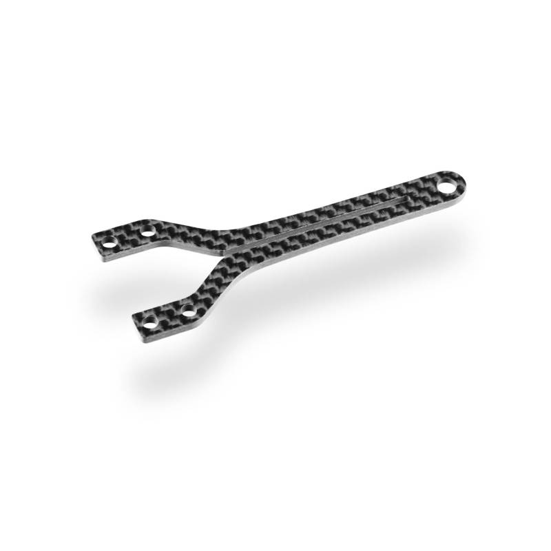X4F GRAPHITE UPPER DECK - SPLIT FRONT - 2.0MM - XRAY - 301075 X4F GRAPHITE UPPER DECK - SPLIT FRONT - 2.0MM - XRAY - 301075