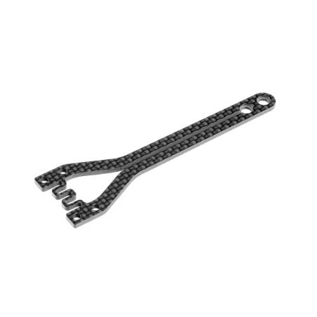 X4A'23 GRAPHITE UPPER DECK - SPLIT FRONT - 2.0MM - XRAY
