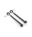 COMPOSITE FRONT ECCENTRIC 6MM BODY MOUNT SET +2MM HEIGHT - XRAY