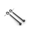 COMPOSITE FRONT ECCENTRIC 6MM BODY MOUNT SET - XRAY