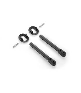 COMPOSITE REAR 6MM ADJUSTABLE BODY MOUNT SET +2MM HEIGHT - 301338 - X