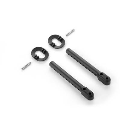 COMPOSITE REAR 6MM ADJUSTABLE BODY MOUNT SET - 301336 - XRAY