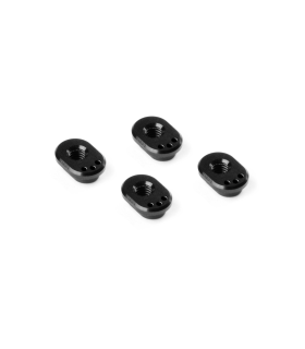 X4 ALU CASTER BUSHING FRONT 5°/REAR 2.5° - 3 DOTS (4) - XRAY - 302312