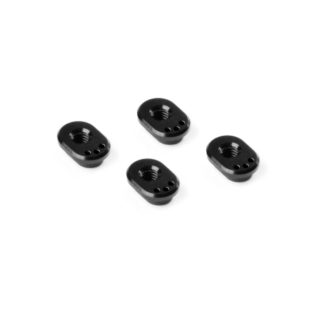 X4 ALU CASTER BUSHING FRONT 5°/REAR 2.5° - 3 DOTS (4) - XRAY